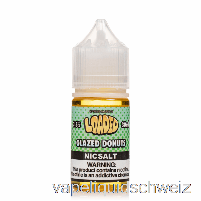 Glasierter Donut – Geladene Salze – Rücksichtslose Dämpfe – 30 Ml 10 Mg Vape Liquid E-Liquid Schweiz